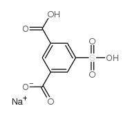 5-磺基-1,3-苯二甲酸钠结构式