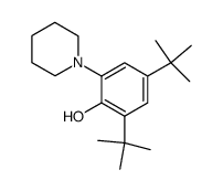 2-(piperidin-1-yl)-4,6-di-tert-butylphenol结构式