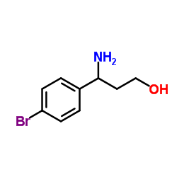 3-Amino-3-(4-bromophenyl)-1-propanol Structure