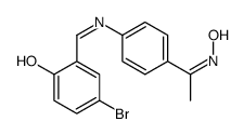 1-(4-((5-BROMO-2-HYDROXYBENZYLIDENE)AMINO)PHENYL)ETHANONE OXIME picture