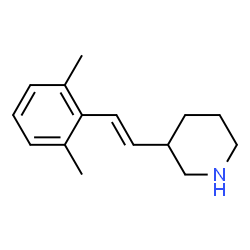 Piperidine, 3-[(1E)-2-(2,6-dimethylphenyl)ethenyl]- (9CI)结构式