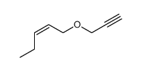 1-(prop-2-ynyloxy)pent-2-ene结构式