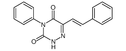 4-phenyl-6-styryl-2H-[1,2,4]triazine-3,5-dione结构式
