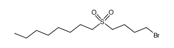 4-bromobutyl octyl sulfone Structure