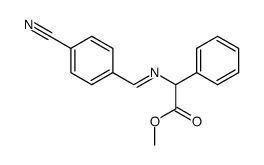 methyl N-p-cyanobenzylidenephenylglycinate Structure