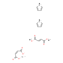 titanocene bis(hydrogenmaleinate) structure