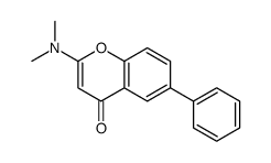 2-(Dimethylamino)-6-phenylchromone Structure