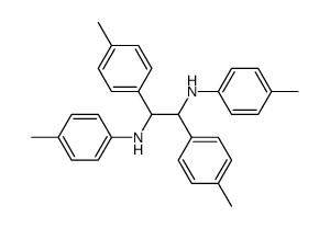 1,2-Di-(p-toluidino)-1,2-di-(p-tolyl)-ethan Structure