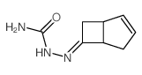 (7-bicyclo[3.2.0]hept-3-enylideneamino)urea结构式