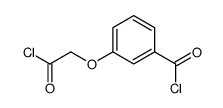 3-(2-chloro-2-oxoethoxy)benzoyl chloride结构式
