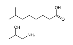 isononanoic acid, compound with 1-aminopropan-2-ol (1:1) structure
