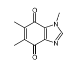 1H-Benzimidazole-4,7-dione,1,5,6-trimethyl-(9CI) Structure