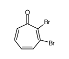 2,3-dibromo-cycloheptatrienone Structure