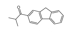 1-fluoren-2-yl-2-methyl-propan-1-one结构式