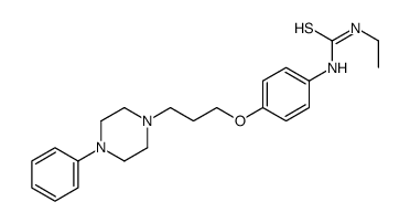 1-ethyl-3-[4-[3-(4-phenylpiperazin-1-yl)propoxy]phenyl]thiourea Structure