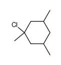 1-chloro-1,3,5-trimethyl-cyclohexane Structure