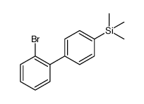 1,1'-Biphenyl, 2-bromo-4'-(trimethylsilyl)结构式