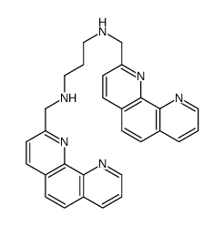 N,N'-bis(1,10-phenanthrolin-2-ylmethyl)propane-1,3-diamine Structure