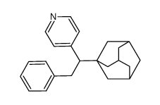 1-(Adamant-1-yl)-2-phenyl-1-(pyrid-4-yl)-ethan Structure