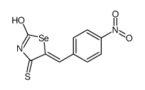 5-[(4-nitrophenyl)methylidene]-4-sulfanylidene-1,3-selenazolidin-2-one结构式
