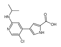 4-(5-chloro-2-(isopropylamino)pyridin-4-yl)-1H-pyrrole-2-carboxylic acid picture