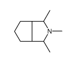 1,2,3-trimethyl-3,3a,4,5,6,6a-hexahydro-1H-cyclopenta[c]pyrrole结构式