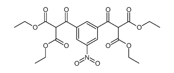 tetraethyl 5-nitroisophthaloylbis(malonate)结构式