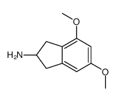 4,6-dimethoxy-2,3-dihydro-1H-inden-2-amine结构式