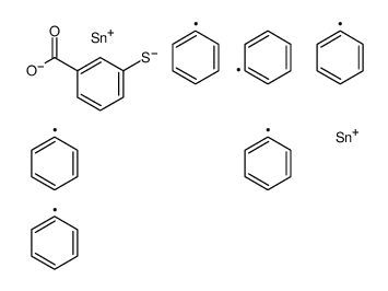 triphenylstannyl 3-triphenylstannylsulfanylbenzoate Structure