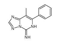 8-methyl-7-phenyl-[1,2,4]triazolo[1,5-c]pyrimidin-5-amine结构式