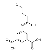 5-(4-chlorobutanoylamino)benzene-1,3-dicarboxylic acid Structure