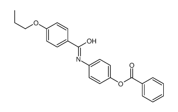 [4-[(4-propoxybenzoyl)amino]phenyl] benzoate Structure