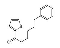 6-phenyl-1-thiophen-2-ylhexan-1-one结构式