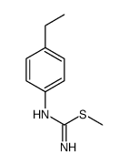 methyl N'-(4-ethylphenyl)carbamimidothioate Structure