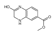 methyl 2-oxo-1,2,3,4-tetrahydroquinoxaline-6-carboxylate结构式