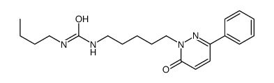 1-butyl-3-[5-(6-oxo-3-phenylpyridazin-1-yl)pentyl]urea Structure