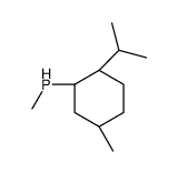 methyl-[(1R,2S,5R)-5-methyl-2-propan-2-ylcyclohexyl]phosphane结构式