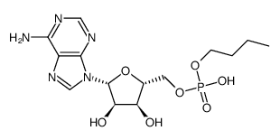 adenosine-5'-monophosphoric acid n-butyl ester Structure