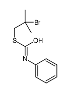 S-(2-bromo-2-methylpropyl) N-phenylcarbamothioate Structure