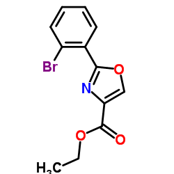 Ethyl 2-(2-bromophenyl)-1,3-oxazole-4-carboxylate Structure