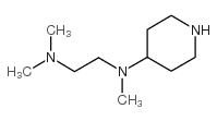 N,N,N-三甲基-N-哌啶-4-基-1,2-乙二胺结构式