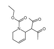 ethyl 2-(1-acetyl-2-oxopropyl)-5,6-dihydro-1(2H)-pyridinecarboxylate结构式