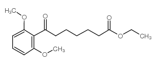 ethyl 7-(2,6-dimethoxyphenyl)-7-oxoheptanoate结构式