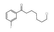 7-CHLORO-1-(3-FLUOROPHENYL)-1-OXOHEPTANE structure