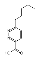 6-pentylpyridazine-3-carboxylic acid Structure