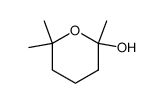 2-hydroxy-2,6,6-trimethyltetrahydropyran Structure