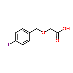 [(4-Iodobenzyl)oxy]acetic acid Structure