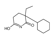 3-cyclohexyl-3-ethylpiperidine-2,6-dione Structure