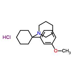 3-methoxy PCP (hydrochloride)结构式