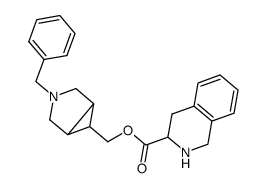 (3-benzyl-3-azabicyclo[3.1.0]hex-6-yl)methyl 1,2,3,4-tetrahydroisoquinoline-3-carboxylate Structure